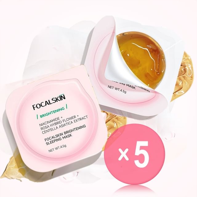 FOCALSKIN-Brightening Sleeping Mask 5pcs Bundle Set
