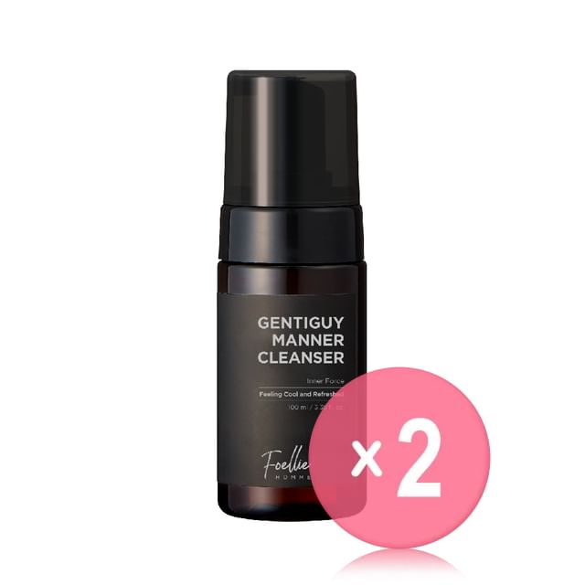 Foellie-Gentiguy Manner Cleanser 2pcs Bundle Set