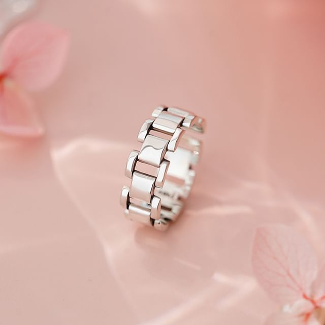 FOON-Chain S925 Sterling Silver Open Ring