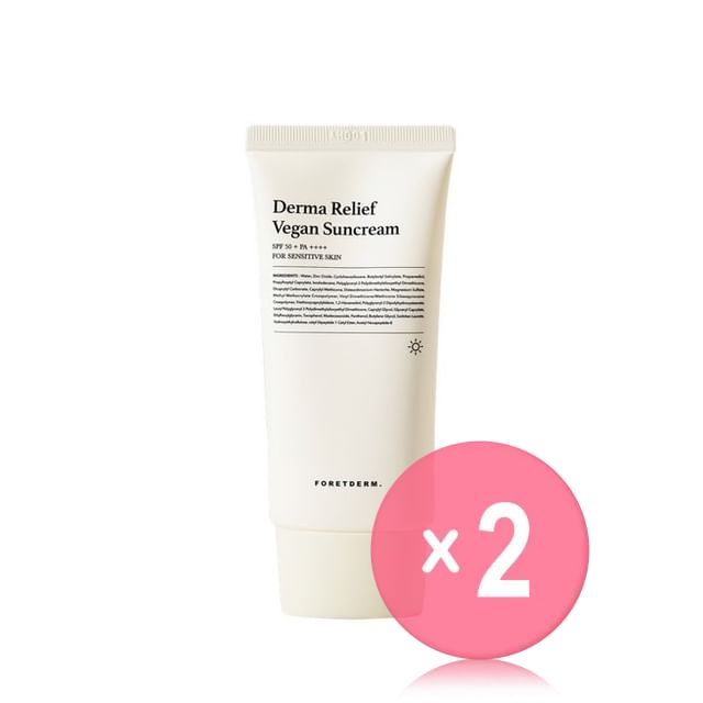 FORETDERM-Derma Relief Vegan Suncream 2pcs Bundle Set