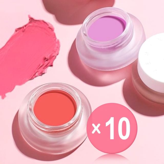 FOREVER KEY-Mousse Cloud Veil Cheek Blusher - 16-18 10pcs Bundle Set