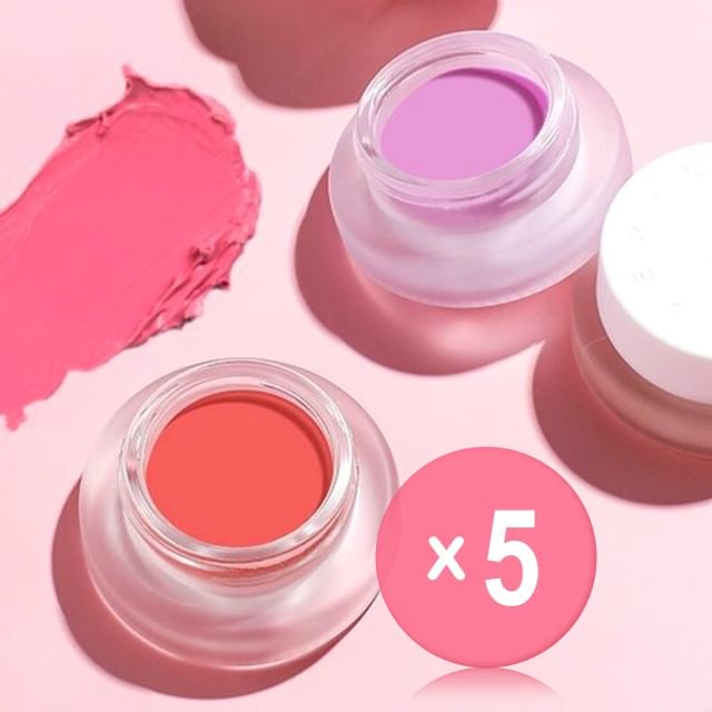 FOREVER KEY-Mousse Cloud Veil Cheek Blusher - 16-18 5pcs Bundle Set