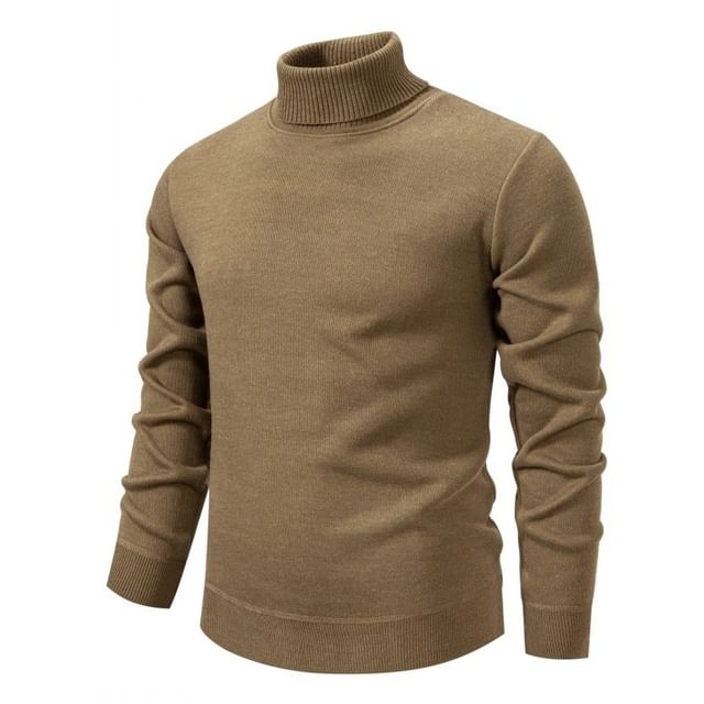 FORSETI-Long-Sleeve Turtleneck Knit Top