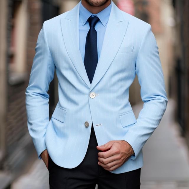FORSETI-One Buttoned Plain Blazer