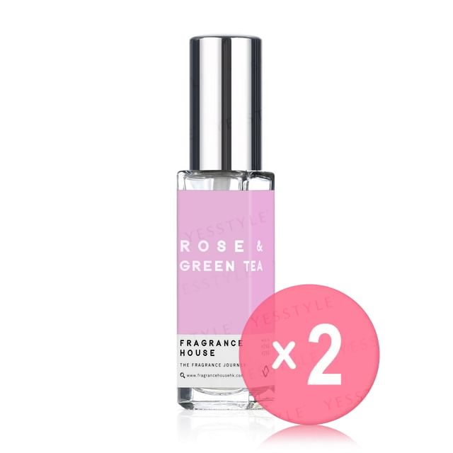 Fragrance House-Perfume Rose Green Tea 2pcs Bundle Set