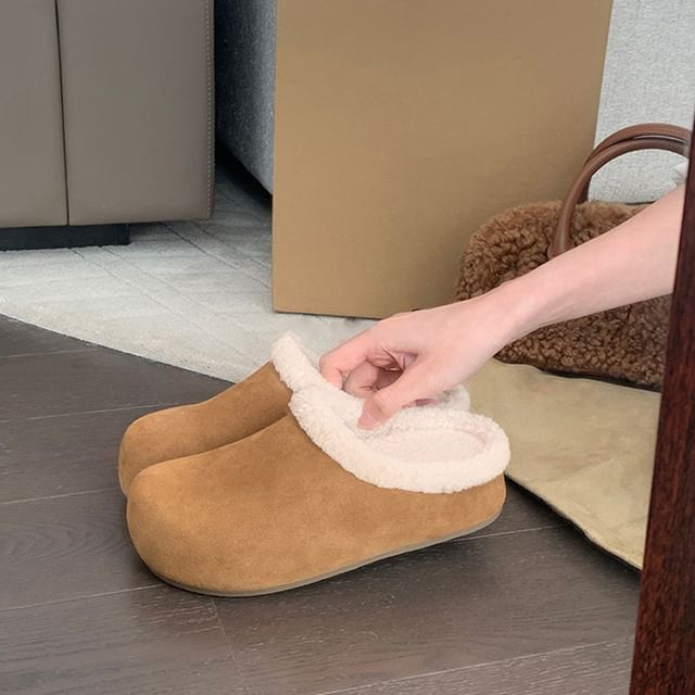 FRAISO-Fleece-Lined Mules