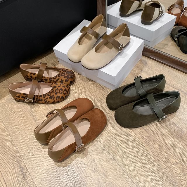 FRAISO-Panel Mary Jane Shoes