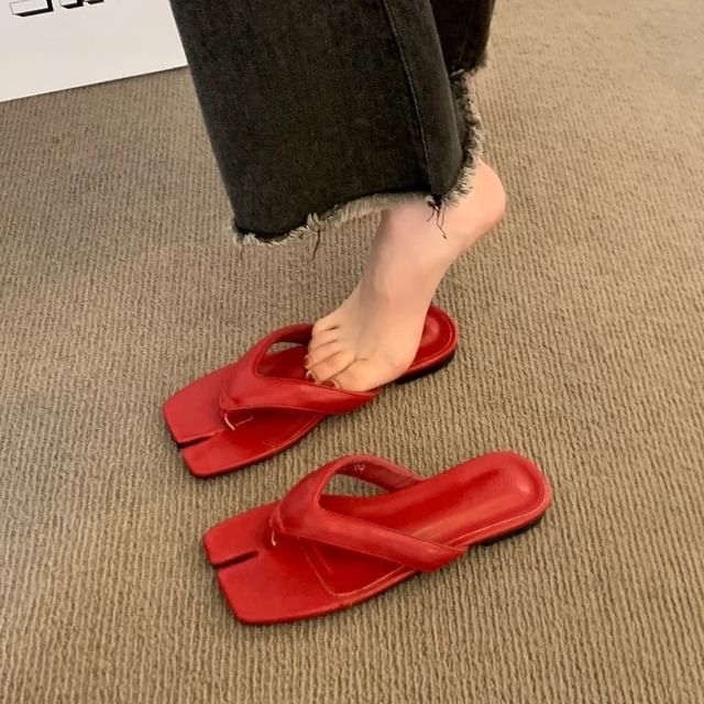 FRAISO-Plain Flip-Flops