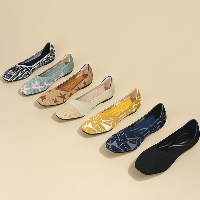 FRAISO-Square Toe Flats