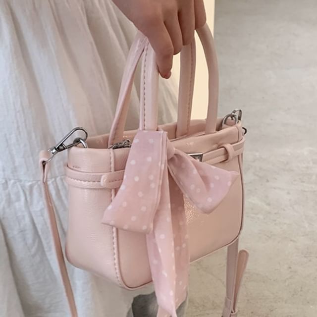 Fran San-Faux Leather Zip Crossbody Bag