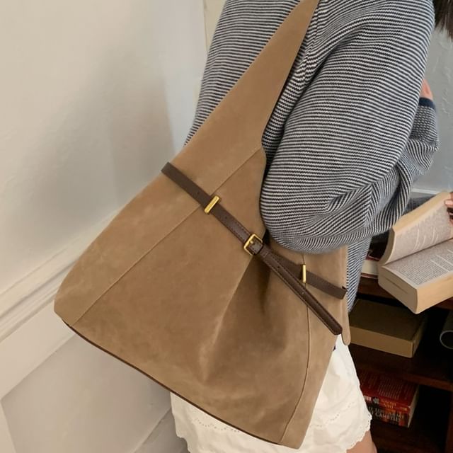 Fran San-Faux Suede Tote Bag