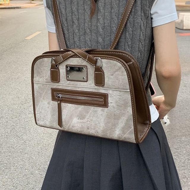 Fran San-Studded Tie Dye Backpack