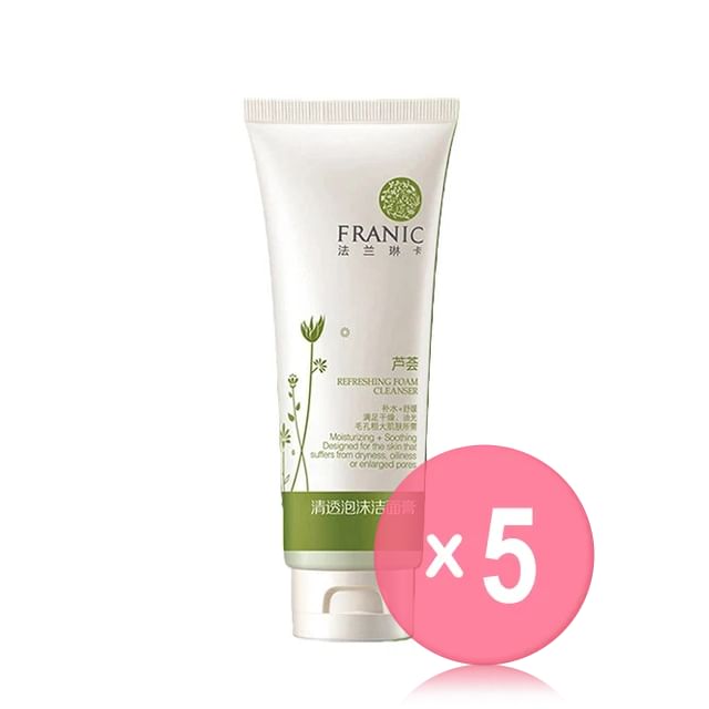 FRANIC-Refreshing Foam Cleanser 5pcs Bundle Set