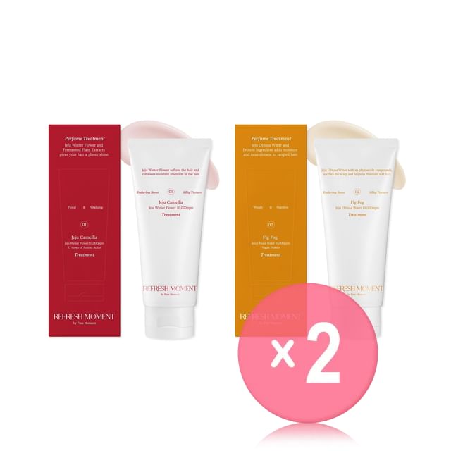 FREE MOMENT-Refresh Moment Perfume Treatment - 2 Types 2pcs Bundle Set