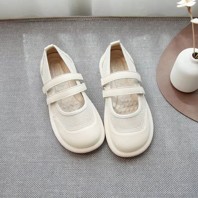 Freesia-Double-Strap Mary Jane Shoes