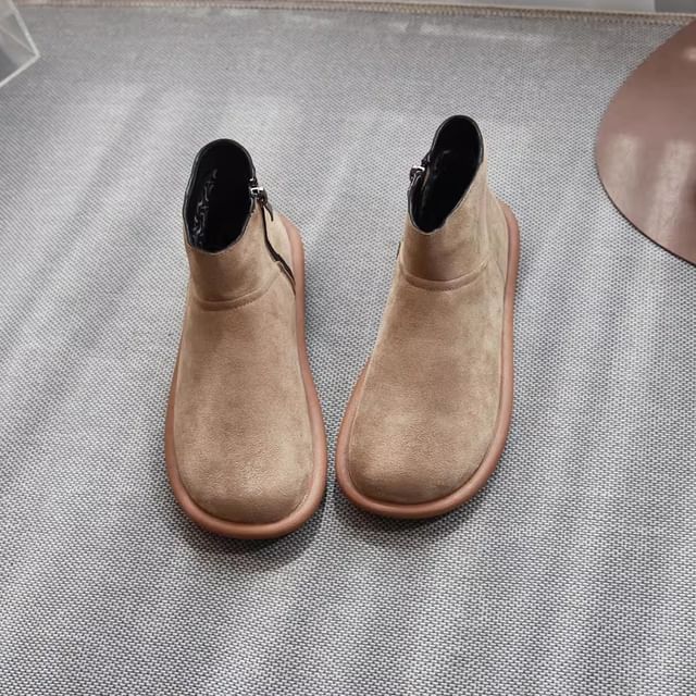 Freesia-Faux Suede Ankle Boots