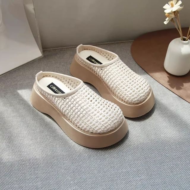 Freesia-Platform Mules