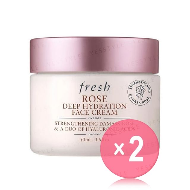 Fresh-Rose Deep Hydration Face Cream 2pcs Bundle Set