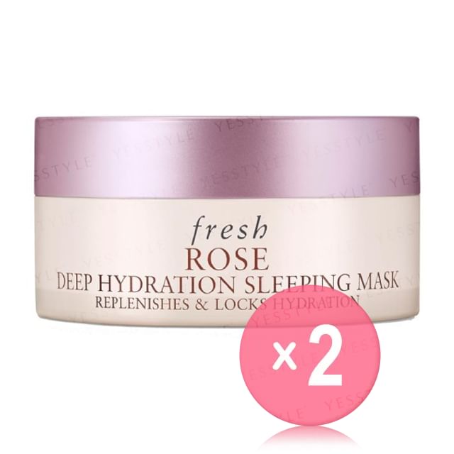 Fresh-Rose Deep Hydration Sleeping Mask 2pcs Bundle Set