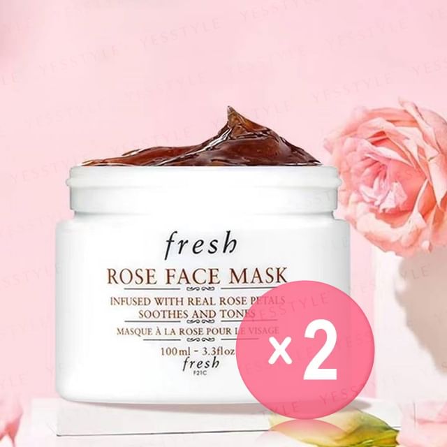 Fresh-Rose Face Mask 2pcs Bundle Set