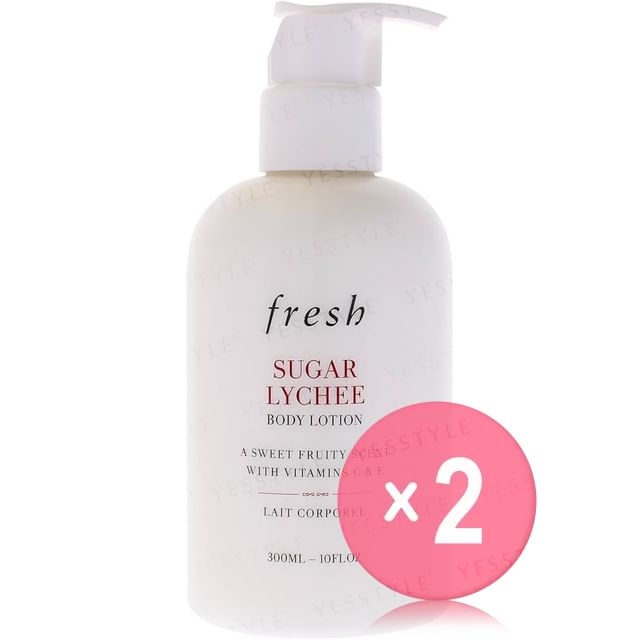 Fresh-Sugar Lychee Body Lotion 2pcs Bundle Set
