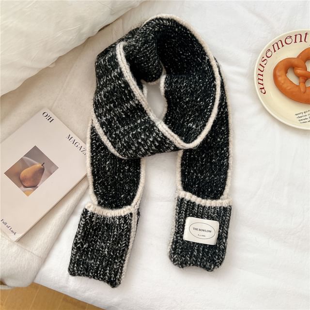 Frior-Melange Knit Scarf