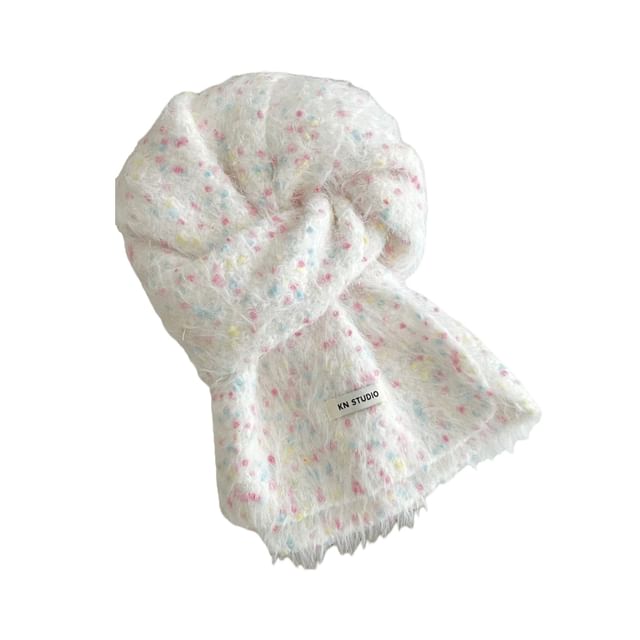 Frior-Melange Knit Scarf