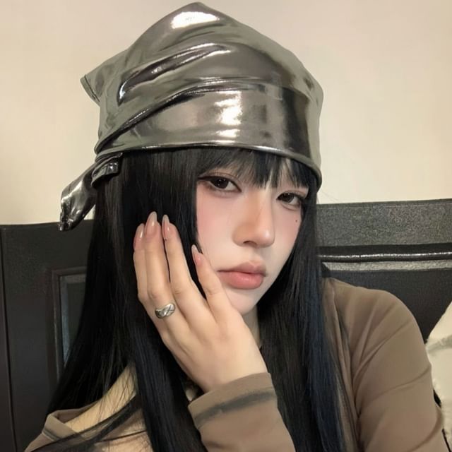 Frior-Metallic Head Scarf