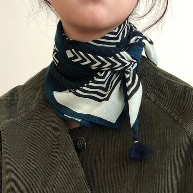 Frior-Striped Light Scarf