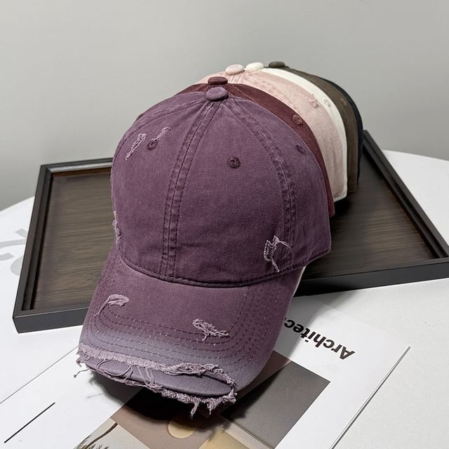 FROME-Distressed Baseball Cap