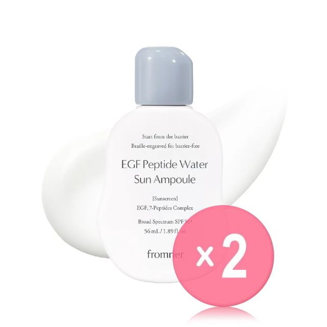 fromrier-EGF Peptide Water Sun Ampoule OTC Version 2pcs Bundle Set