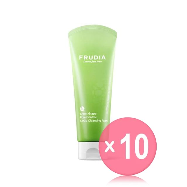 FRUDIA-Green Grape Pore Control Scrub Cleansing Foam 10pcs Bundle Set