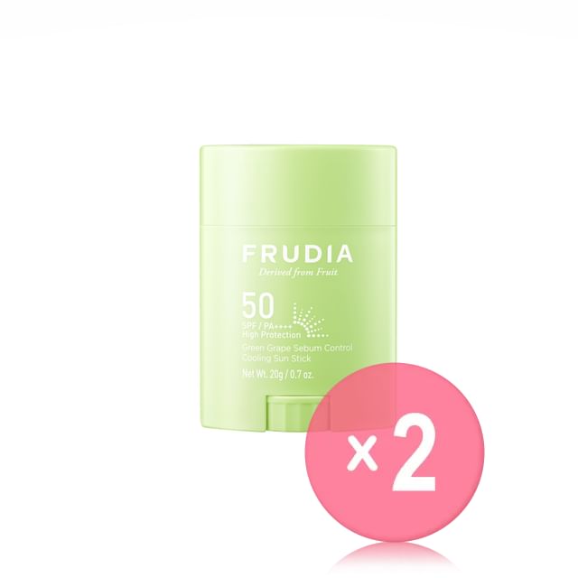 FRUDIA-Green Grape Sebum Control Cooling Sun Stick 2pcs Bundle Set