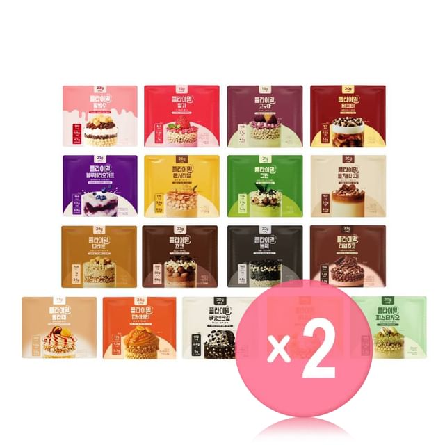 FULLight-FLIMEAL Protein Shake - 17 Types 2pcs Bundle Set
