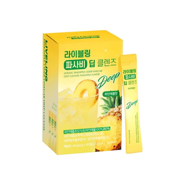 FULLight-LIVELING Pineapple Cider Vinegar Deep Cleanse Pineapple Flavor