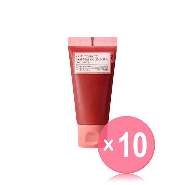 FULLY-Red Tomato Jam Mask Cleanser Mini 10pcs Bundle Set