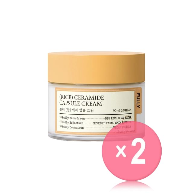 FULLY-Rice Ceramide Capsule Cream 2pcs Bundle Set