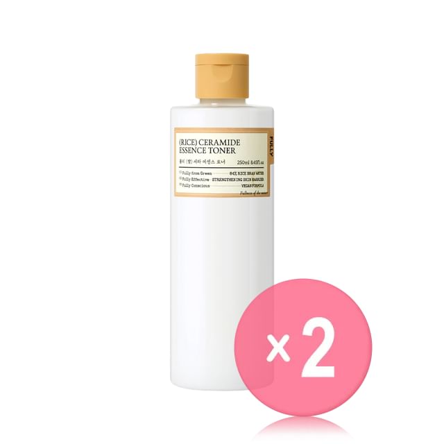 FULLY-Rice Ceramide Essence Toner 2pcs Bundle Set