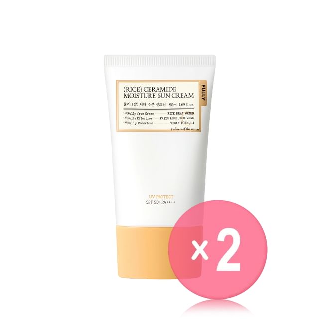 FULLY-Rice Ceramide Moisture Sun Cream 2pcs Bundle Set