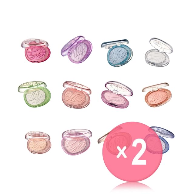fwee-Glitz Stone Highlighter - 12 Colors 2pcs Bundle Set