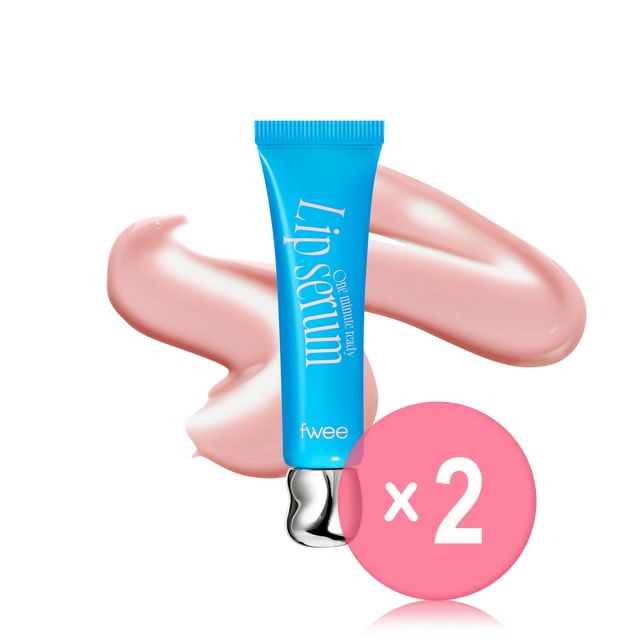 fwee-One Minute Ready Lip Serum 2pcs Bundle Set