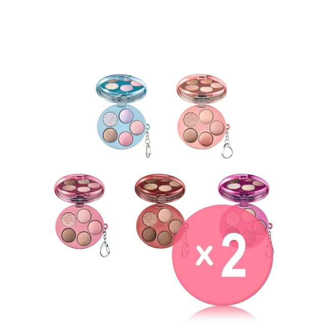 fwee-Pocket Eye Palette - 5 Types 2pcs Bundle Set
