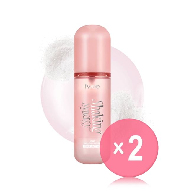 fwee-Shaking Synergy Mist Powder Fixing 2pcs Bundle Set