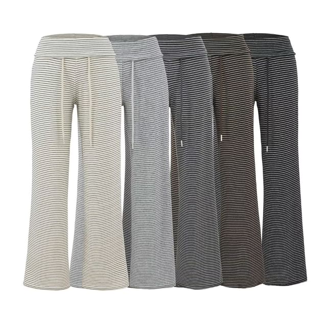 Gangacore-Drawstring Waist Striped Loose Fit Pants
