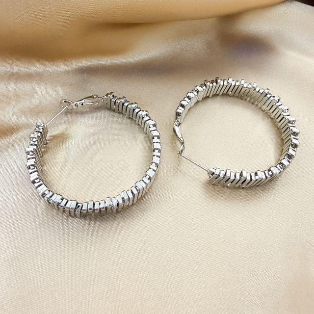 Gaya-Alloy Hoop Earring