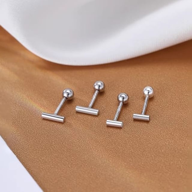 Gaya-Bar Alloy Barbell Earring Various Designs