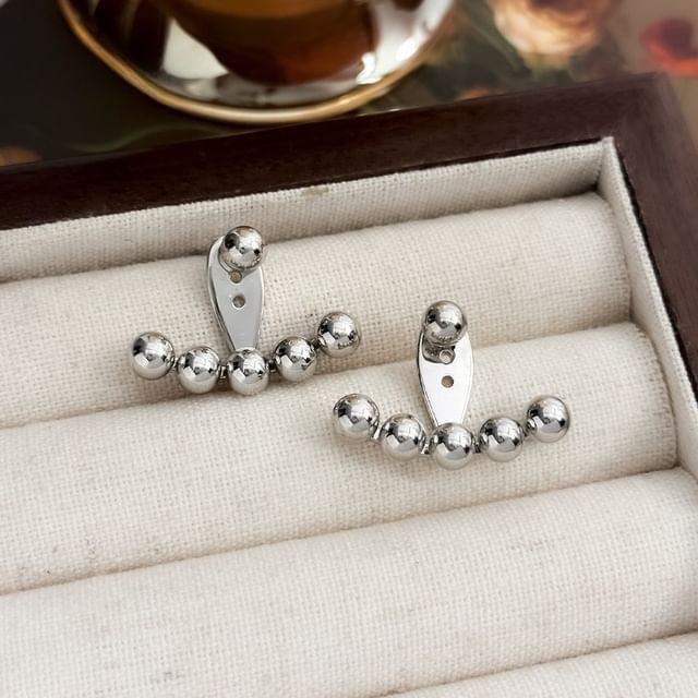 Gaya-Bead Alloy Ear Jacket