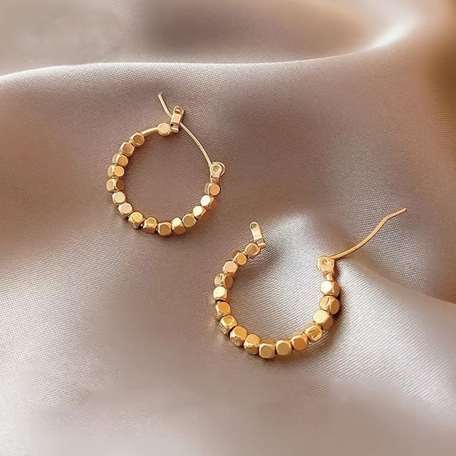 Gaya-Cubic Hoop Earring