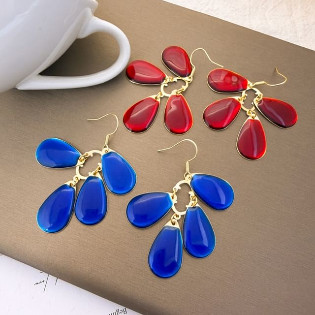 Gaya-Droplet Drop Hook Earring