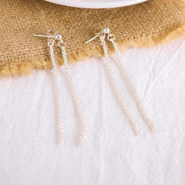 Gaya-Fringed Alloy Earring